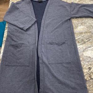 3/4 sleeve long cardigan